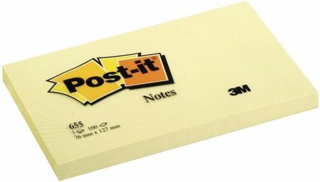 Post-It Karteczki Samoprzylepne 76X127Mm 100K Żółte
