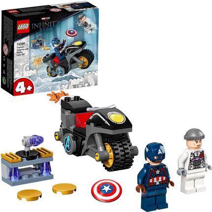 LEGO Marvel Avengers 76189 Kapitan Ameryka i pojedynek z Hydrą