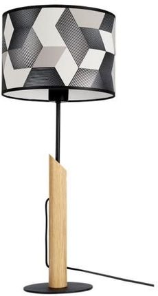 Britop Lighting Espacio Lampa Stołowa 1xE27 60W Czarny/Dąb OlejowanyMultikolor
