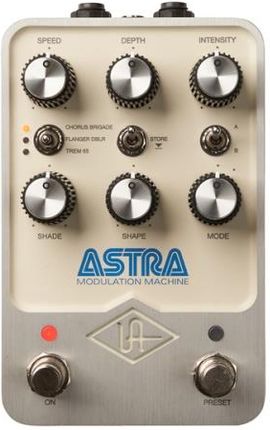 Universal Audio Astra Modulation Pedal - Profesjonalny Modulator, analog modeling UA, 3 typy modulacji [Chorus Brigade, Flanger DBLR, Trem 65]
