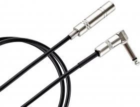 Ortega OWCI kabel/adapter Jack TS gniazdo / Jack TS kątowy 0,75m
