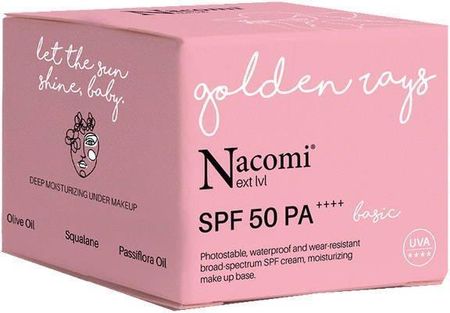 Crème De Jour Nacomi Next Level SPF50 - 50 Ml - Protection UV - Neuf