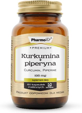 Pharmovit Premium Kurkumina + piperyna 60kaps.
