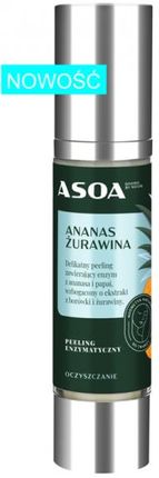 Asoa Peeling Enzymatyczny Ananas - Żurawina 50Ml
