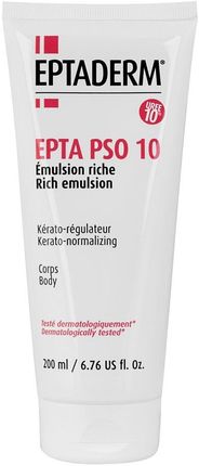 Eptaderm Epta Pso 10 Emulsion Bogata Emulsja Do Ciała Z 10% Mocznikiem Skóry Suchej I Łuszczącej 200 ml