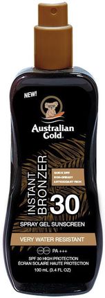 Australian Gold Spf 30 Spray Gel + Bronzer 100 ml