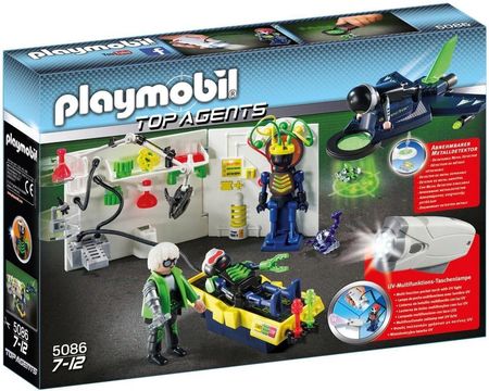 Playmobil Klocki Top Agents Laboratorium