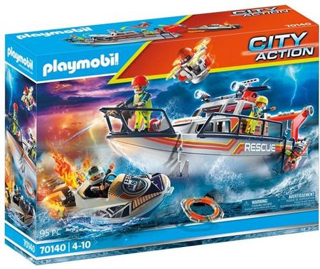 Playmobil 70140 Miasto Akcji Fire Rescue With Personal Watercraft