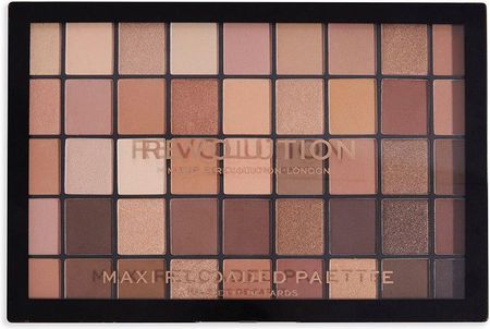 Makeup Revolution Maxi Reloaded Palette paleta sypkich cieni do powiek odcień Ultimate Nudes 45x1.35 g
