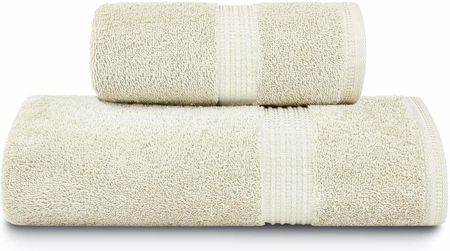 Kremowy Ręcznik Bawełniany 70X140 Venezia 450G/2