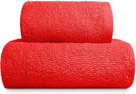 Czerwony Ręcznik Bawełniany 70X140 Bari 500G/2