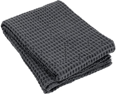Blomus Waflowy Ręcznik Kąpielowy Caro Szaro Czarny 70x140cm