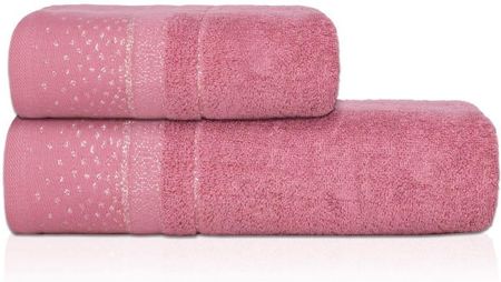 Różowy Ręcznik Bawełniany 50X90 Rosa 550G/2