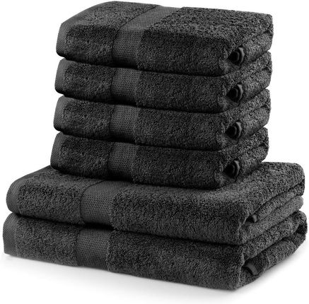 Towel/Marina/Charcoal/Set2*70X140+4*50X100