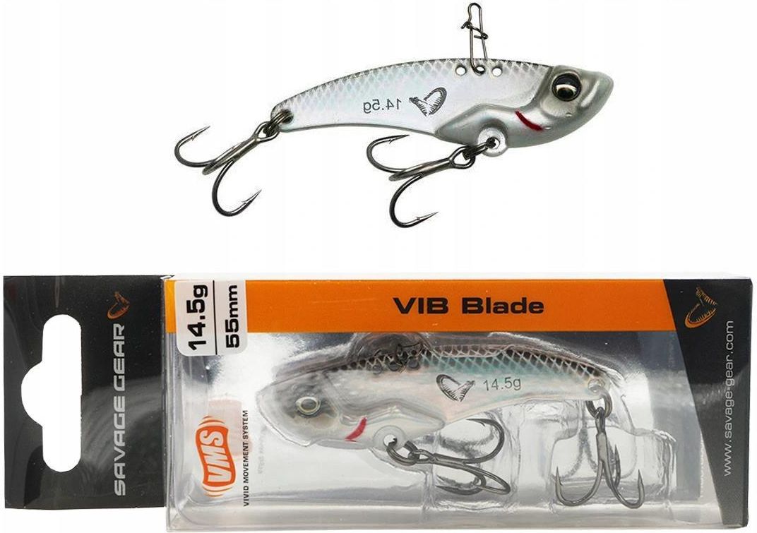 Savage Gear Vib Blade Olive Silver Stripes 5.5cm/14.5g 