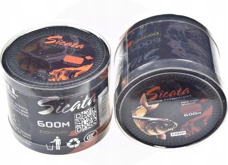 MISTRALL ŻYŁKA SICATA CARP 3D 600M 0,22MM 10,60KG (ZM3641022)