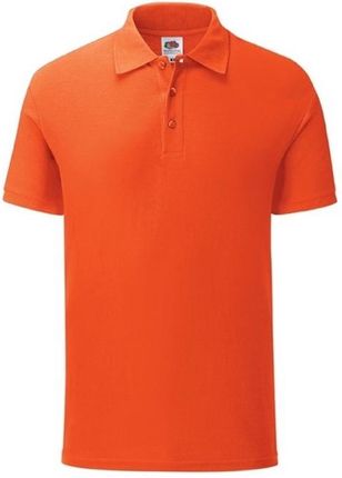 Koszulka męska Iconic Polo z odrywaną metką Fruit of the Loom - Flame - Ceny i opinie T-shirty i koszulki męskie PBPE