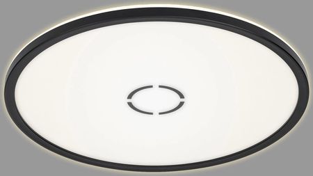Briloner Lampa sufitowa LED Free, Ø 42cm, czarna