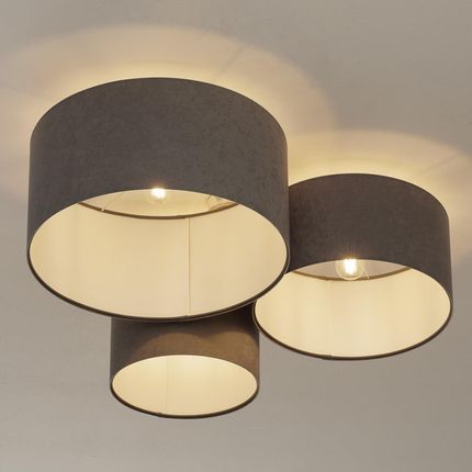 Maco Design Lampa sufitowa 080, 3-punktowa, jasnoszara-biała