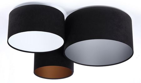 Maco Design Lampa sufitowa 080, czarna+trójkolorowa