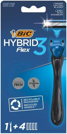 Bic Flex 3 Hybrid Maszynka Do Golenia Dla Mężczyzn