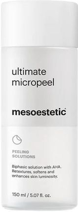 Mesoestetic Ultimate Micropeel Zabieg mikrozłuszczający wygładzając niedoskonałości oraz zwiększając natychmiastowy blask i miękkość 150 ml
