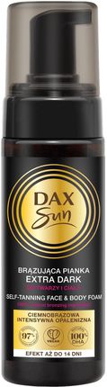Dax Sun Samoopalacz Extra Dark Brązująca Pianka Do Twarzy I Ciała