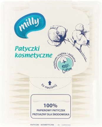 Milly Patyczki Kosmetyczne Papierowe 200Szt.