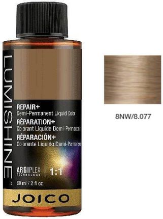 JOICO Lumishine Liquid Półtrwała farba regenerująca włosy z PLEXEM 8NW Naturalny Ciepły Blond 60ml