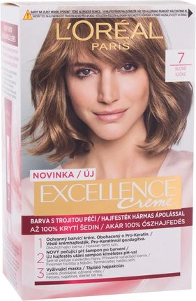 L'Oreal Excellence Creme Triple Protection Farba do włosów 7 Natural Blonde 48ml