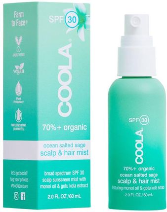 Coola Cool Daily Protection Spf30 Organic Scalp & Hair Mist 60Ml