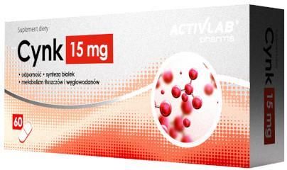 Activlab Pharma Cynk 15mg 60 kaps