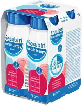 Fresubin Protein Energy Drink poziomkowy 4 x 200 ml