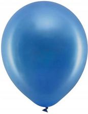 Zdjęcie GRANATOWE BALONY METALIZOWANE 100 SZT - URODZINY - Przemyśl