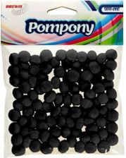 Zdjęcie POMPONY CZARNE 10MM 100 SZTUK BREWIS - Nieszawa