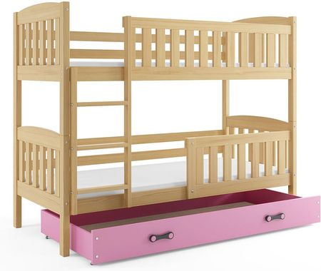 Elior Drewniane łóżko dla dzieci z drabinką Celinda 2X