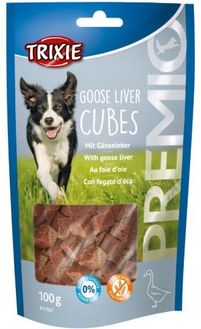 Trixie Premio Goose Liver Cubes Przysmak Z Mięsa Gęsi Wątróbką 100G - zdjęcie 2