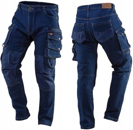 Neo 81-228 Spodnie Robocze Jeans Denim Roz. S/48