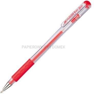 Pentel Długopis Żelowy Hybrid Gel Grip Czerw. K116-B,