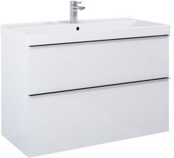 Zdjęcie Elita Look szafka z umywalką 100x63x45cm biały połysk 167085/145855 - Konin