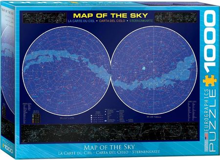 Eurographics Mapa Nieba Kosmos 1000El.