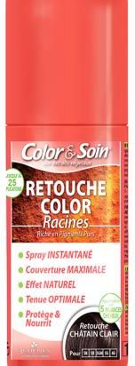 COLOR&SOIN farba do cebulek włosów w sprayu RETOUCHE, Nr 5N-5B-5GM-5G-4G, 75 ml