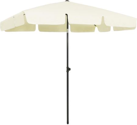 Vidaxl Parasol Plażowy Piaskowy Żółty 180X120cm