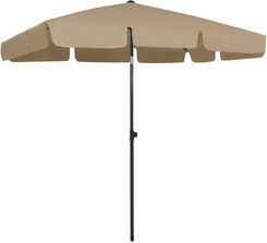 Zdjęcie Vidaxl Parasol Plażowy Taupe 200X125cm - Świątniki Górne