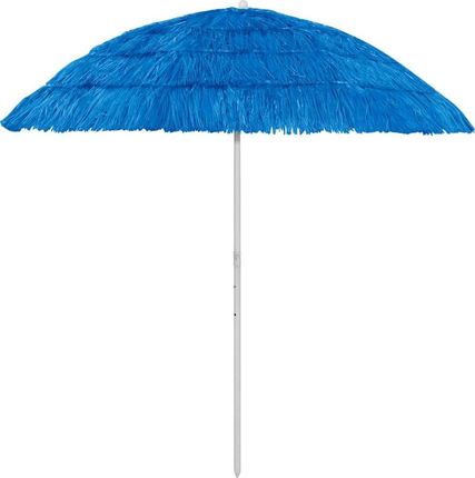 Vidaxl Parasol Plażowy Niebieski 240cm