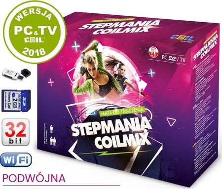 Coil Podwójna Mata Do Tańczenia PC+TV 32bit WiFi 4w1