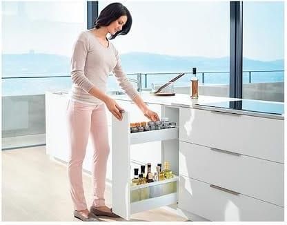 Blum Zestaw Mini Cargo (Do Szer. 200 Mm) Szary Lub Biały - zdjęcie 1 Blum Zestaw Mini Cargo (Do Szer. 200 Mm) Szary Lub Biały