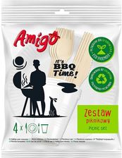 Zdjęcie Amigo Zestaw Piknikowy Drewniany 1Szt (196556) - Bierutów