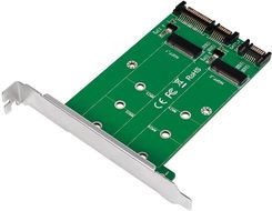 Zdjęcie LogiLink adapter 2x SATA na 2x M.2 SATA SSD (PC0086) - Skórcz