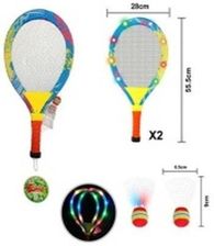 Zdjęcie Kik gra sportowa Rakiety tenisowe świecące LED + lotki - Duszniki-Zdrój